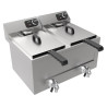 Friteuse Electrique Professionnelle - CombiSteel 2x 8L 2x 3000W