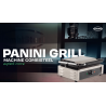 Grill Panini de Contact Simple - Plaques Rainurées - CombiSteel