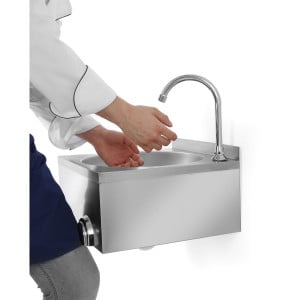 Hands-Free Washbasin Combisteel in Stainless Steel AISI 304