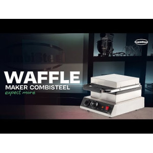 Professional electric waffle maker - CombiSteel 2 Waffles