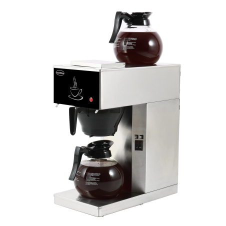 Kaffeemaschine mit 2 Kannen - 1,8 L - CombiSteel