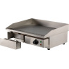 Smooth Electric Griddle 55 cm Combisteel - Stainless Steel & Powerful