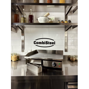 Plancha Electrique Lisse - Acier Inox AISI 430 - 73 cm Combisteel