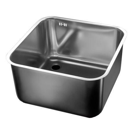 Square Stainless Steel Sink 450x450x200 mm - Professional Quality