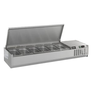 Saladette Réfrigérée Inox 9 GN 1/3 CombiSteel - Préparation Fraîche