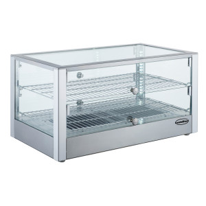 Heated Display Case 80L in Stainless Steel - CombiSteel