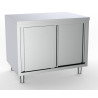 Edelstahl-Unterschrank mit 2 Türen - L 1400 x T 700 mm - CombiSteel