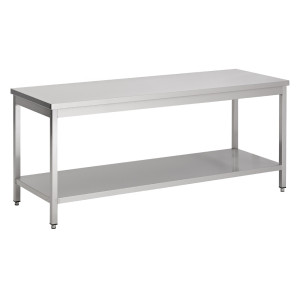 Stainless Steel Table with Shelf - Robust and Practical | CombiSteel