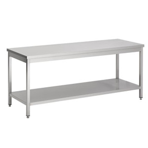 Table Inox Professionnelle - Structure AISI 430