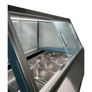 Borneo Ice Cream Display Case - 12 x 5 L - CombiSteel