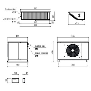 Unité de Refroidissement Négatif pour Chambre Froide - Combisteel - Température Optimal