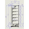 Armoire Réfrigérée Positive Marco 1292 L - CombiSteel: Grande Capacité, Froid Ventilé - Performances Optimales