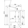 Refrigerated Saladette with 3 Doors - 10 GN 1/3 - CombiSteel
