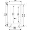 Professional refrigerated table - CombiSteel GN 1/1