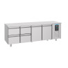 Positive Kühltisch mit 2 Türen und 4 Schubladen - 632 L - CombiSteel
