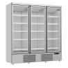 Positive Kühlschrankvitrine aus Edelstahl - 3 Glastüren - 1530 L - CombiSteel