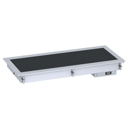 Glaskeramik-Kochfeld zum Einlassen - B 1440 x T 720 mm - CombiSteel