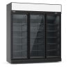 Positive Refrigerated Display Case with 3 Glass Doors - 1530 L - CombiSteel