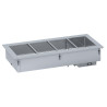 Bain-Marie Drop-In CombiSteel 3/1 | Manual Water Filling