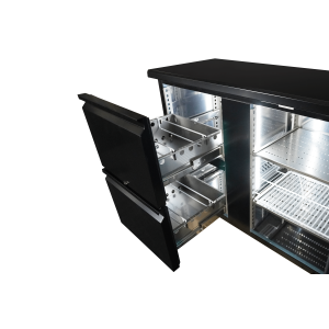 Refrigerated Back Bar with 2 Doors and 2 Drawers - 537 L - CombiSteel