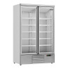 Positive Stainless Steel Refrigerated Cabinet 2 Glass Doors 1000 L CombiSteel