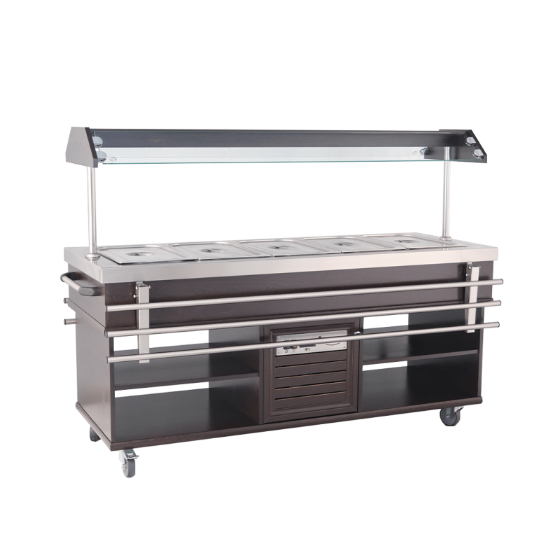 CombiSteel Hot Buffet - Stainless Steel GN 1/1 & LED Lighting