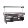 Buffet Warm CombiSteel - Edelstahl GN 1/1 & LED-Beleuchtung