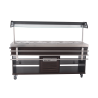 Buffet Warm CombiSteel - Edelstahl GN 1/1 & LED-Beleuchtung