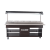 Buffet Chaud CombiSteel - Acier Inoxydable GN 1/1 & Éclairage LED