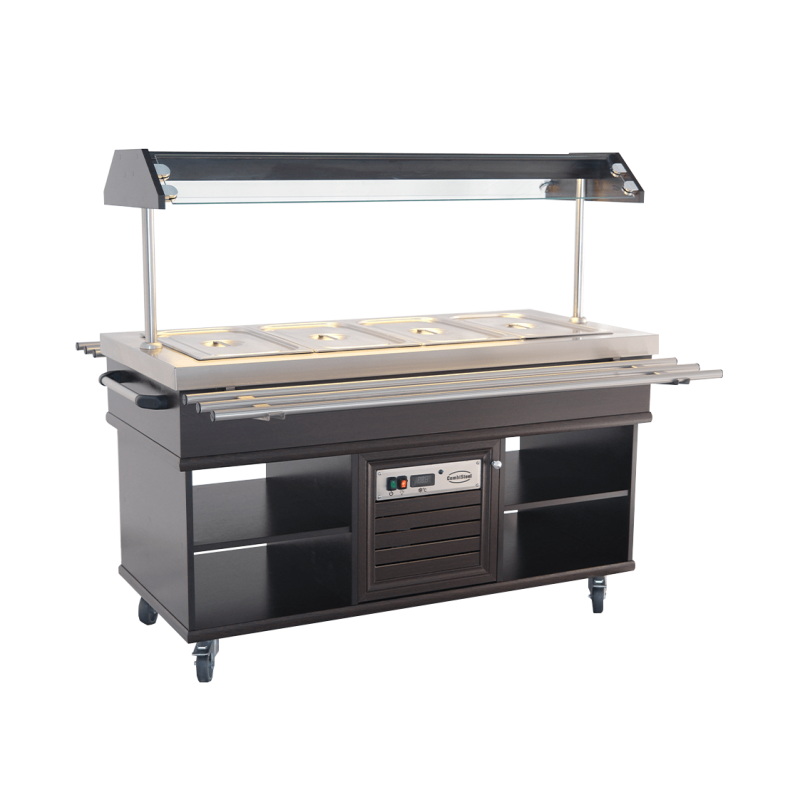 Buffet Réfrigéré 4 GN 1/1 - CombiSteel : Performance professionnelle et design élégant