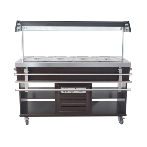 Buffet Réfrigéré 4 GN 1/1 - CombiSteel : Performance professionnelle et design élégant