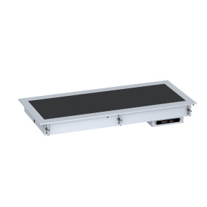 Glaskeramik-Kochfeld zum Einlassen - B 790 x T 720 mm - CombiSteel