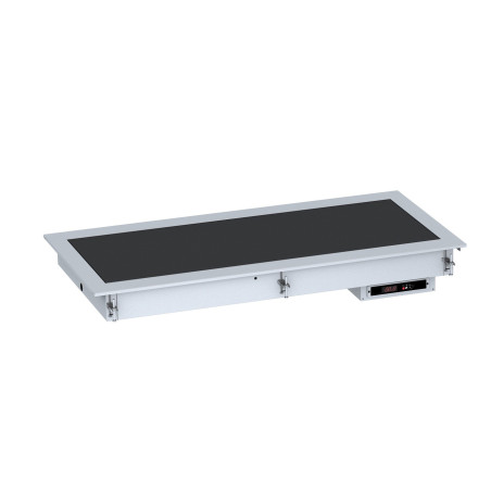 Glaskeramik-Kochfeld zum Einlassen - B 790 x T 720 mm - CombiSteel
