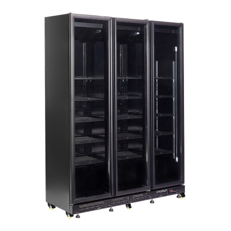 Positive Kühlvitrine mit 3 Glastüren - 1200 L - CombiSteel