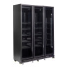 Positive Kühlvitrine mit 3 Glastüren - 1200 L - CombiSteel