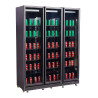 Positive Kühlvitrine mit 3 Glastüren - 1200 L - CombiSteel