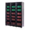 Positive Kühlvitrine mit 3 Glastüren - 1200 L - CombiSteel