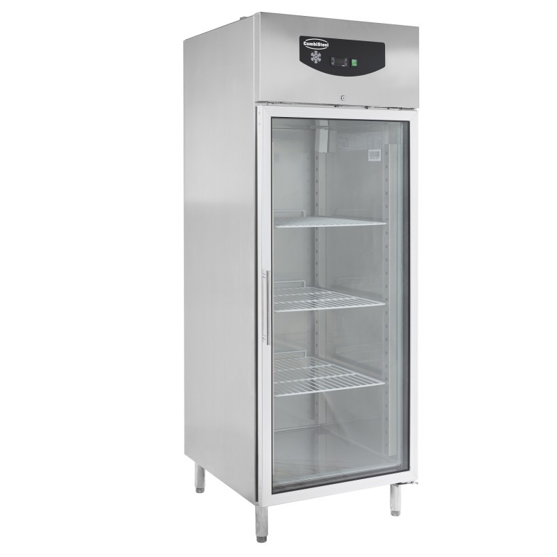 Kühlschrank mit Glastür und positiver Kühlung 597 L Combisteel AISI 304