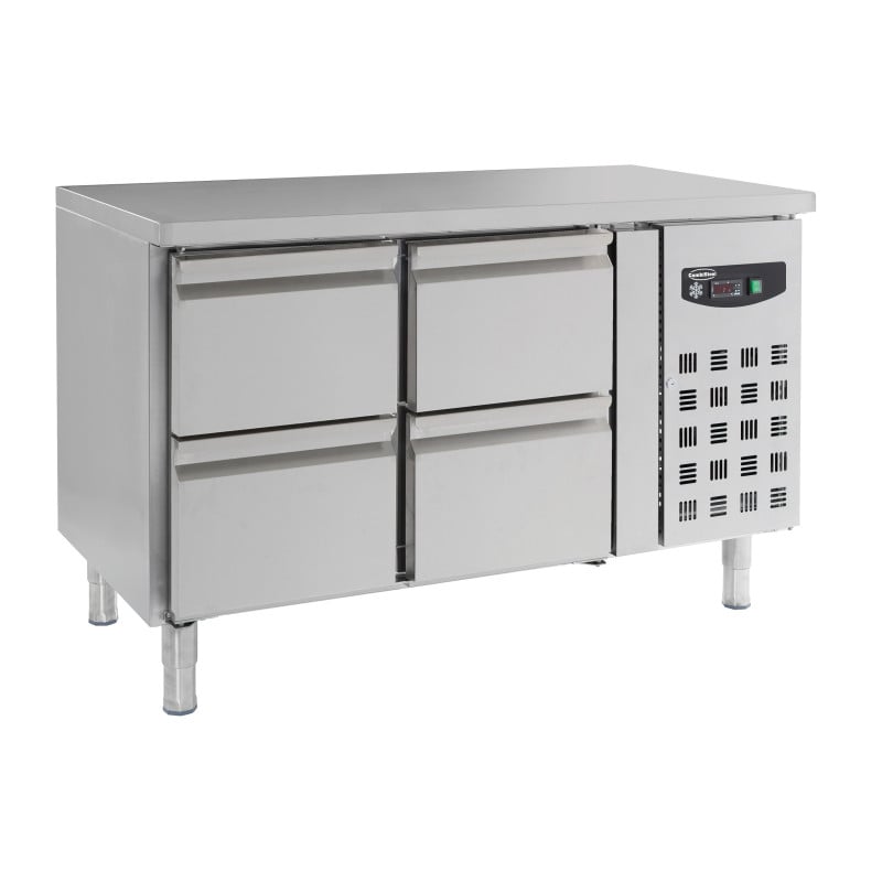 Positive Refrigerated Table 4 Drawers - 282 L CombiSteel