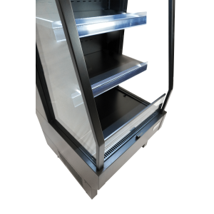 Positive Refrigerated Display Case Combisteel - 165L in Black | Professional Refrigerator