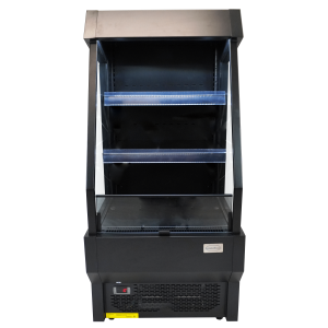 Positive Refrigerated Display Case Combisteel - 165L in Black | Professional Refrigerator