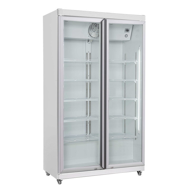 Positive Refrigerated Cabinet - 2 Glass Doors - 785 L CombiSteel - Practical Storage