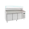 Refrigerated 3-Door Pizza Cabinet - 580 L - CombiSteel: Optimal Storage and Preservation