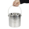 Stainless Steel Double Wall Ice Bucket - 2 L - Olympia