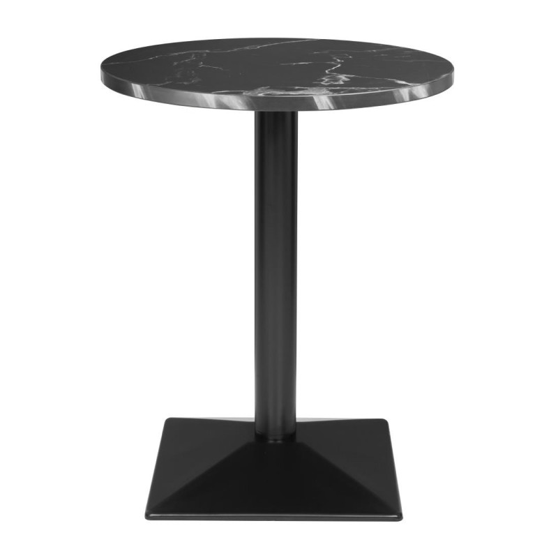 Table Ronde Effet Pierre Noire - ⌀ 60 cm - Bolero