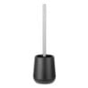 Black Toilet Brush and Holder - Jantex