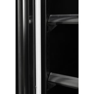 2-Door Refrigerated Display - 744 L - Positive Black - Polar