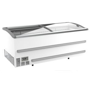 Congélateur Bahut Blanc pour Supermarché - 1005 L - CombiSteel