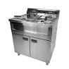 Friteuse électrique sur Coffre 2 x 12 L - 2 x 9000 W - Capacité 24 L - Combisteel