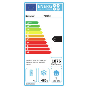 Negativer Kühlschrank GN 2/1 - 650 L - Bartscher
